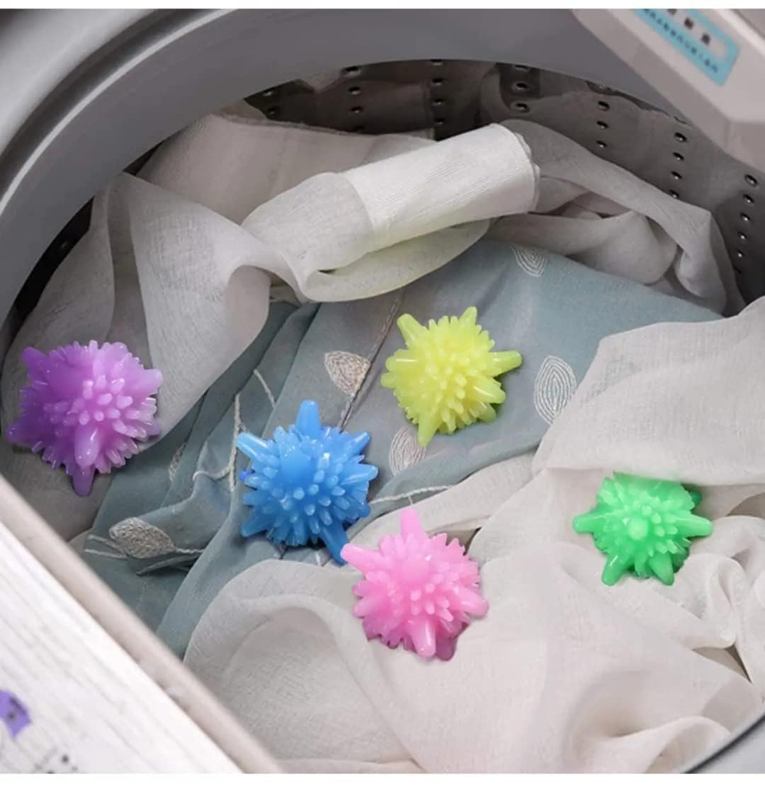 Silicone Washing Machine Laundry Balls (Reusable)