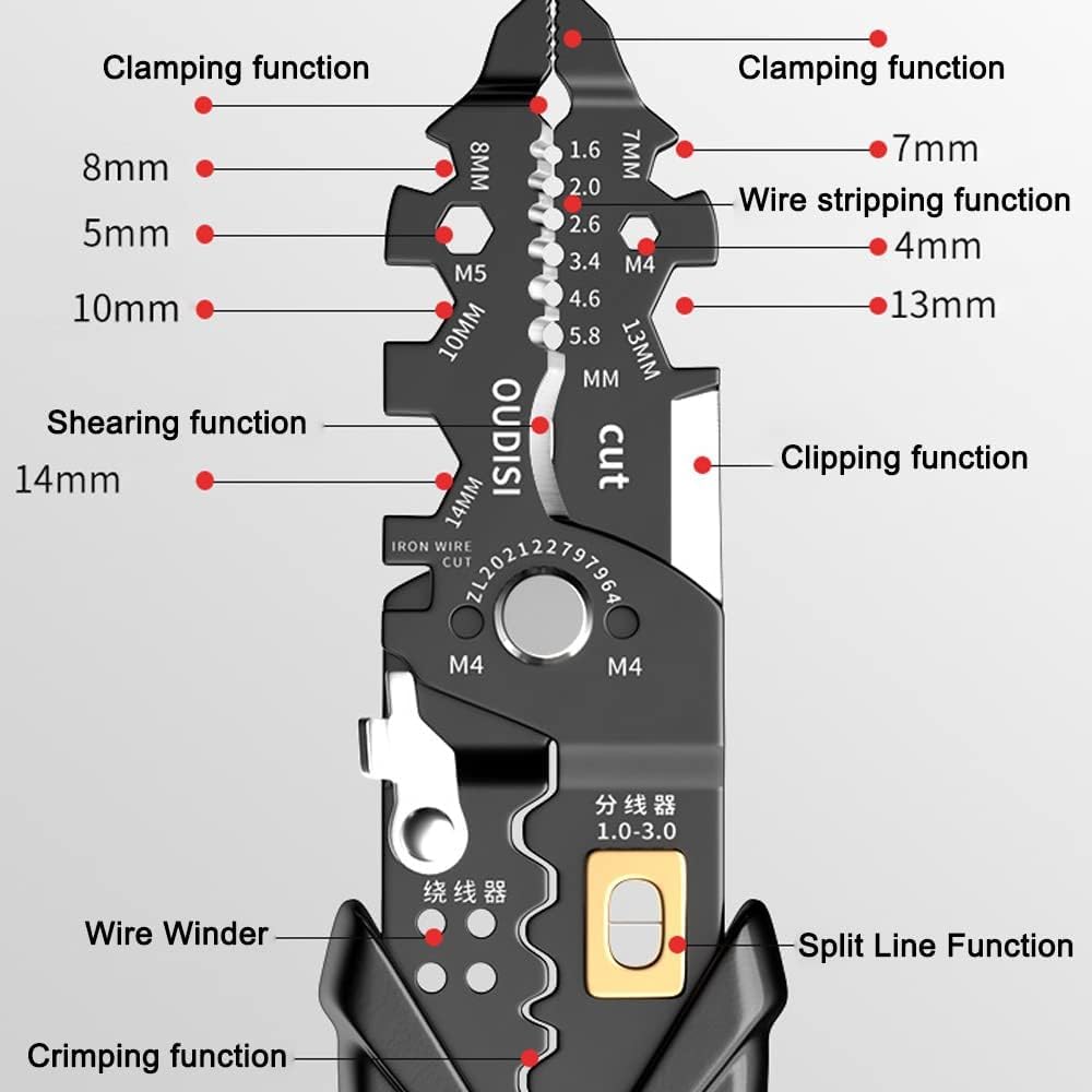 25 in 1 Multifunction Wire Stripper And Crimping Tool