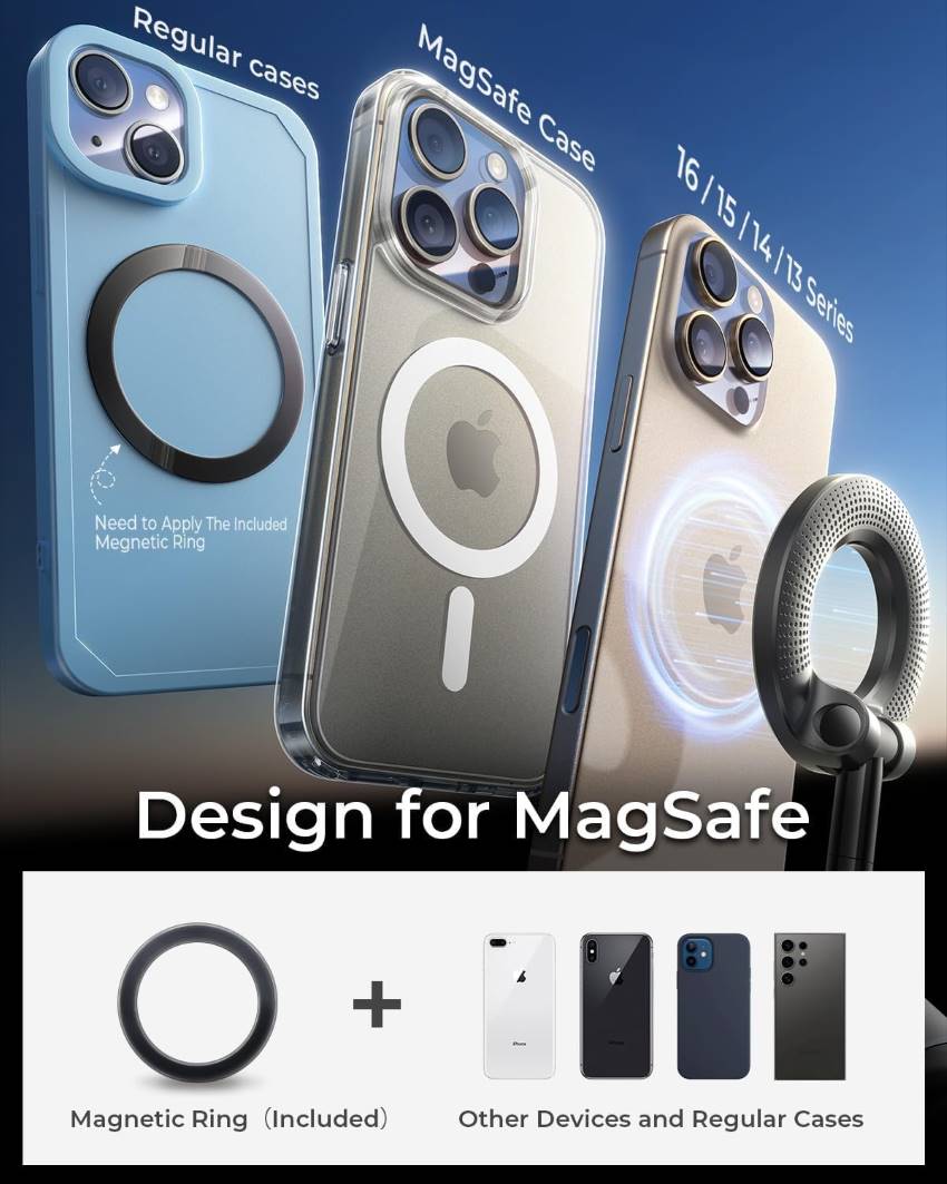 Magnetic Car Mount with Ultra Vacuum Suction Cup