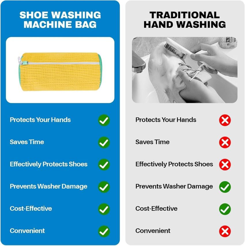 Reusable Shoe Washing Machine Bag